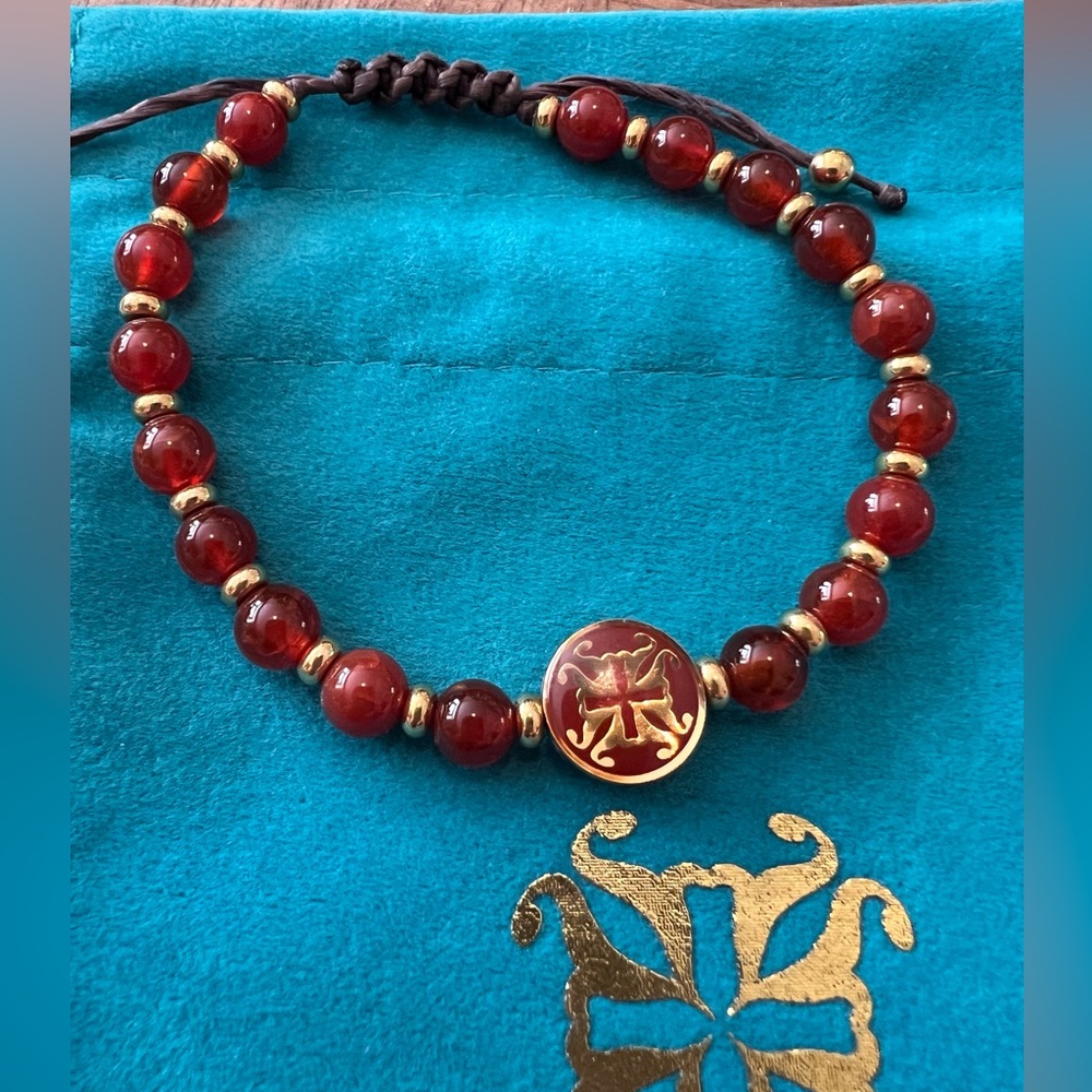 Rustic Cuff Gold and Rust Bracelet